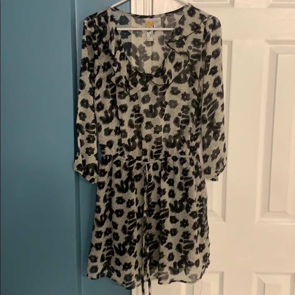 Animal print dress